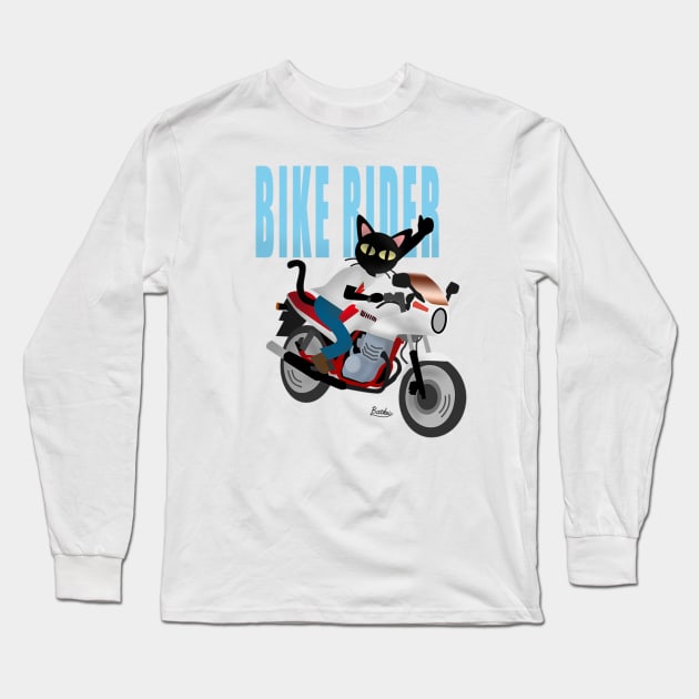 Bike Rider Long Sleeve T-Shirt by BATKEI